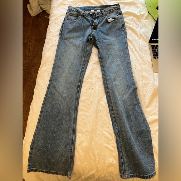 J.GALT jeans, flared at the bottom, dark blue - Picture 1 of 3